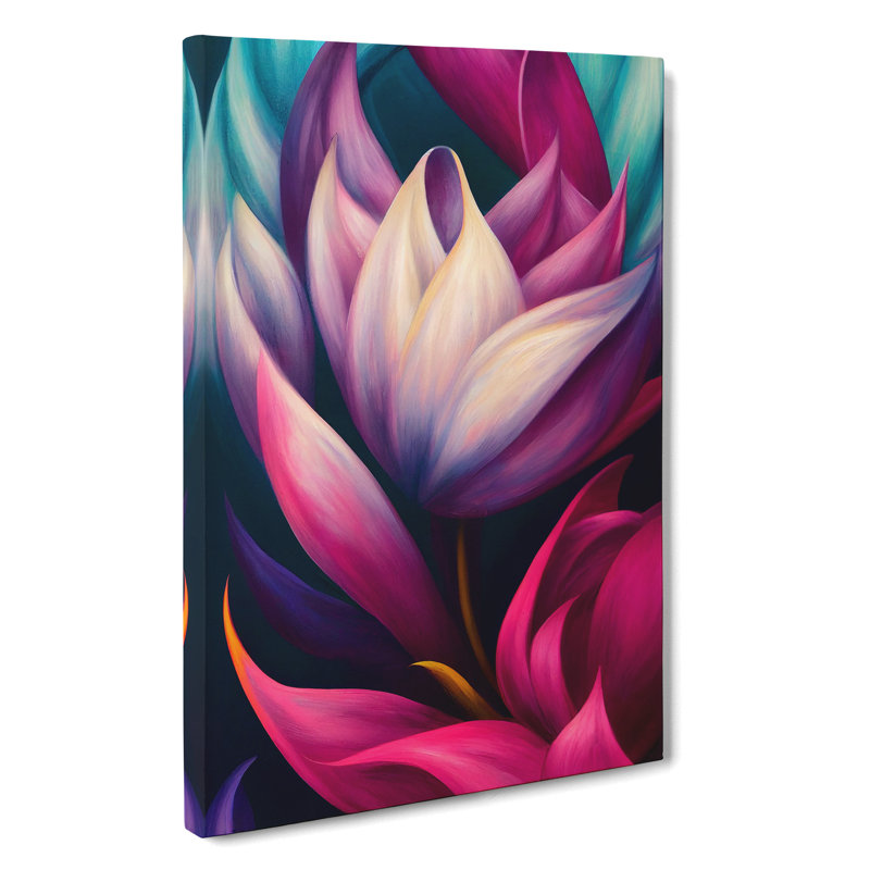 Thrilling Flower - Wrapped Canvas, 50cm H x 35cm W x 3cm D