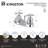 Kingston Brass Millennium Two-Handle 3-Hole Deck Mount 4" Centerset Bathroom Faucet with Plastic Pop-Up-25314256