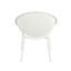 2 Accent Chair Elements , Clean Lines Contemporary Style, Sun And Water , Polypropylene Resin, 25.98" Width, Assembly Tools Included In White, Modern Minimal Sunlight Blend, 26.06 Depth,