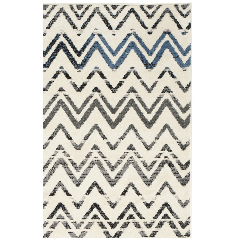 Pheobe Performance Chevron Rug, Runner 2'3" x 8'