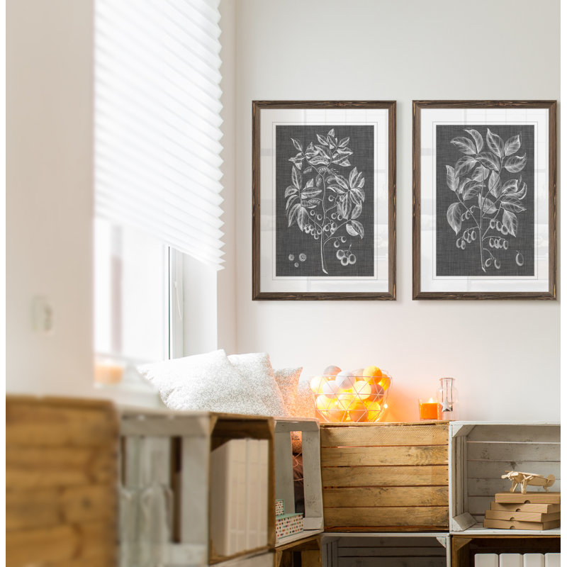 « tapis de feuillage v » par antonyme bunjamin (abe)-ensemble de 2 reproductions de photos sur toile, Blanc