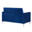 Rhomb Velvet Loveseat-40047983