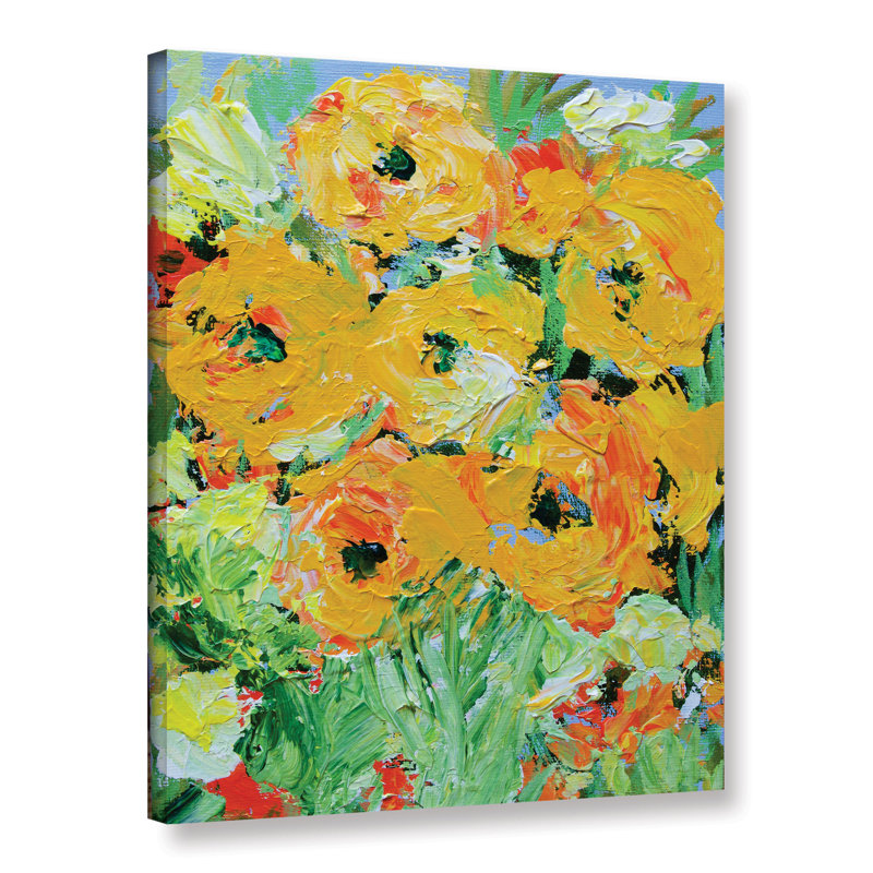 Monsoon Garden Framed Painting Print on Wrapped Canvas, 24" H x 18" W x 2" D