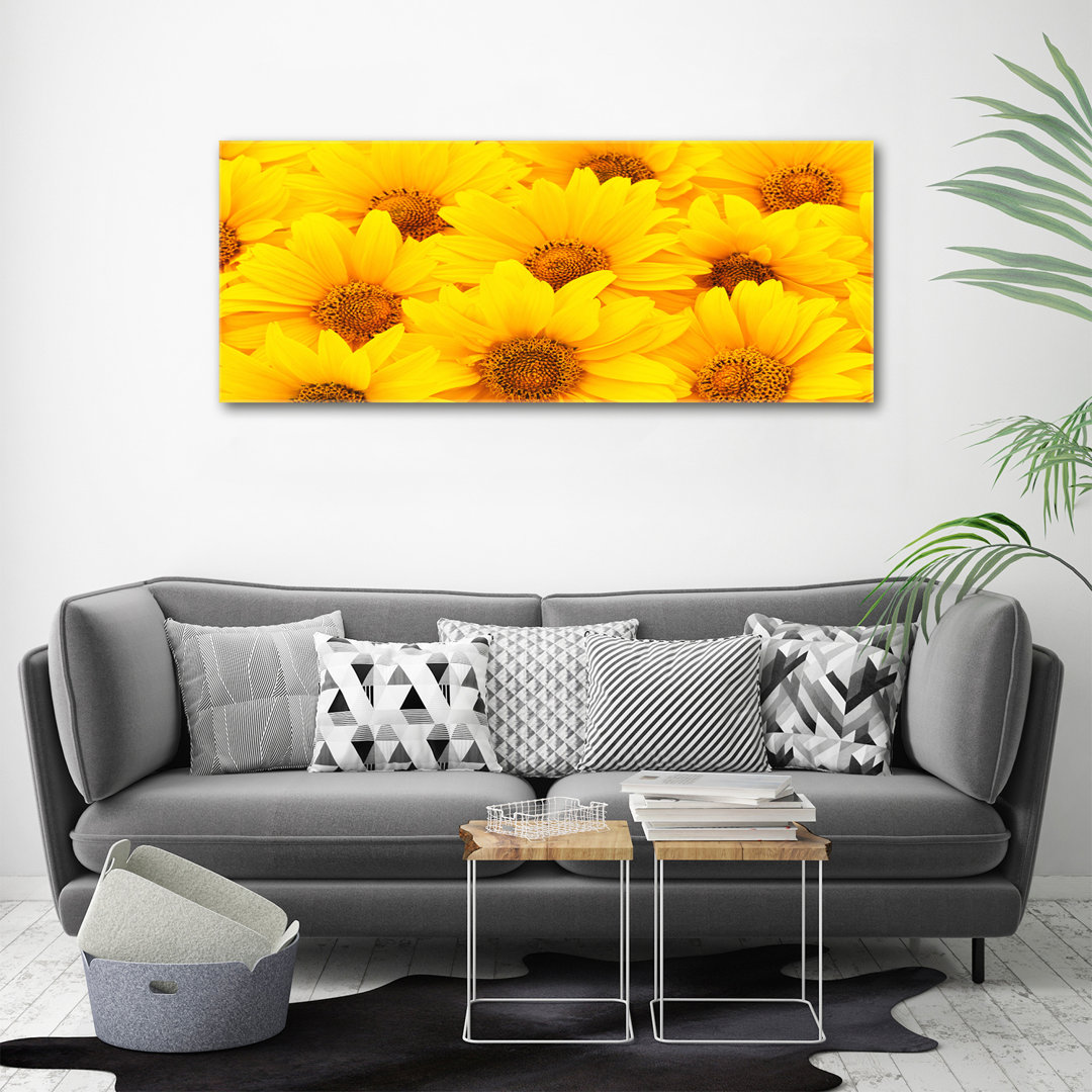 Sonnenblumen - Kunstdrucke auf Leinwand - Wrapped Canvas