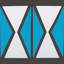 Tapa Hourglass by Shag 8" Cement Patterned/Concrete Look Wall & Floor Tile-782822539