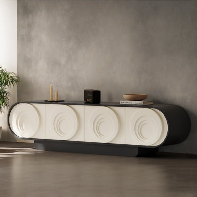 Meuble télé de style crème