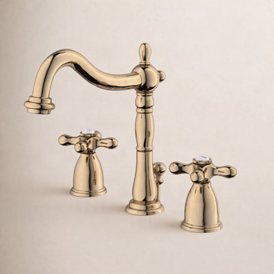 Heritage Widespread Bathroom Faucet with Drain