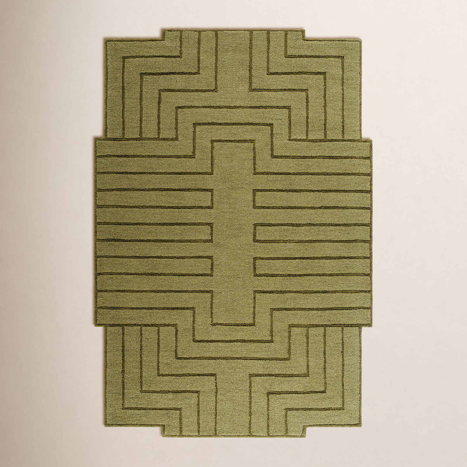 Loretto Hand-Loomed Geometric Area Rug, Novelty 9' x 12'