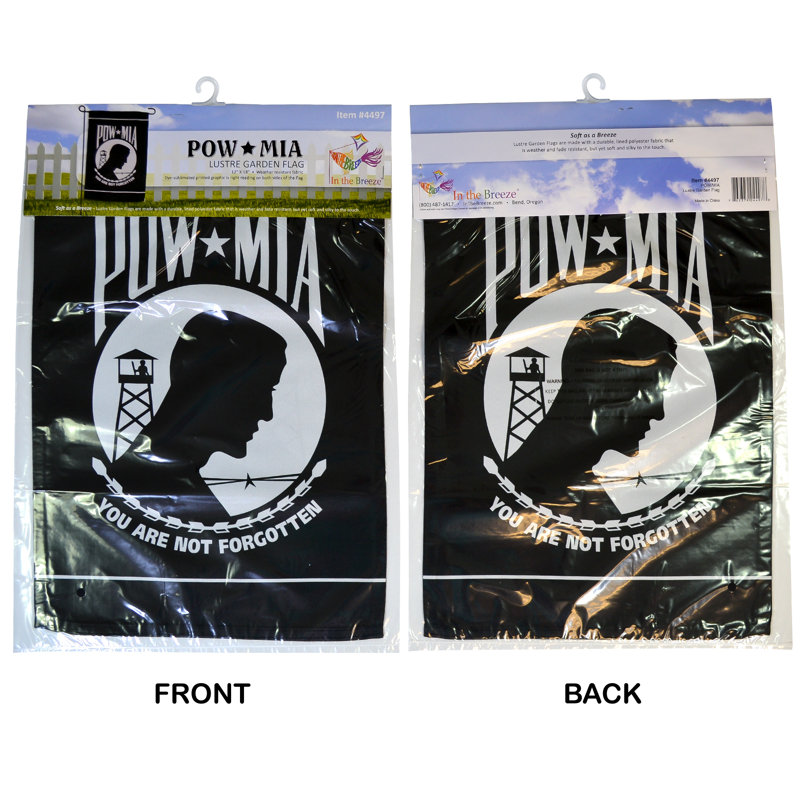 Drapeau de jardin POW / MIA