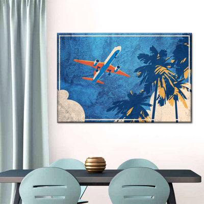 Printemps paysage abstrait sur toile