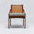 Delray 19'' H Upholstered Mahogany Armchair-91437512-90795100