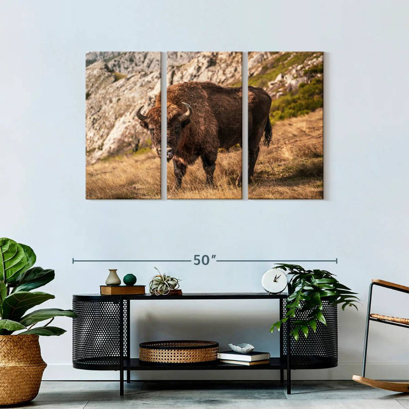 Bison de Brampt, H 28 po x l 45 po