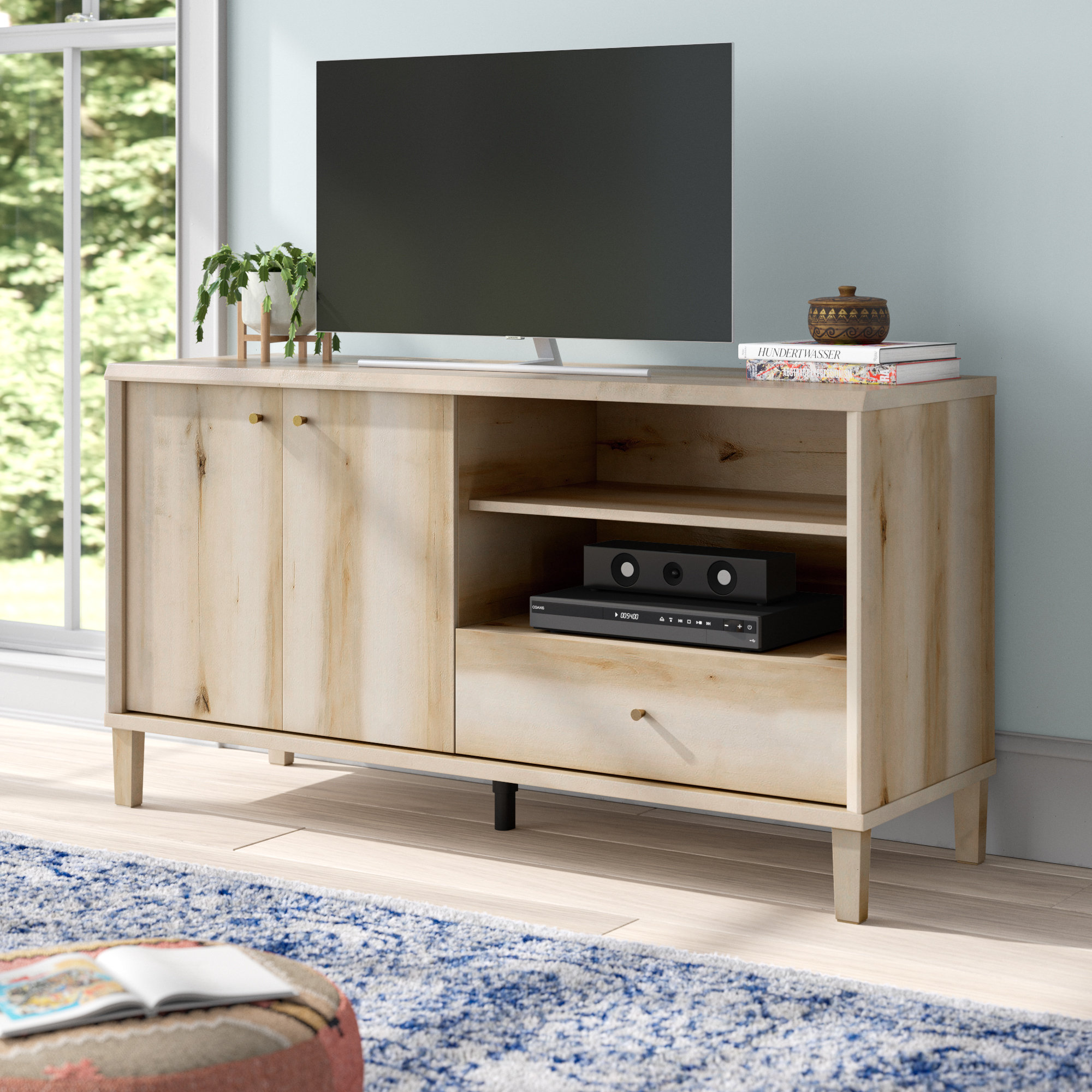 Millwood Pines 59.06 Media Console Reviews Wayfair