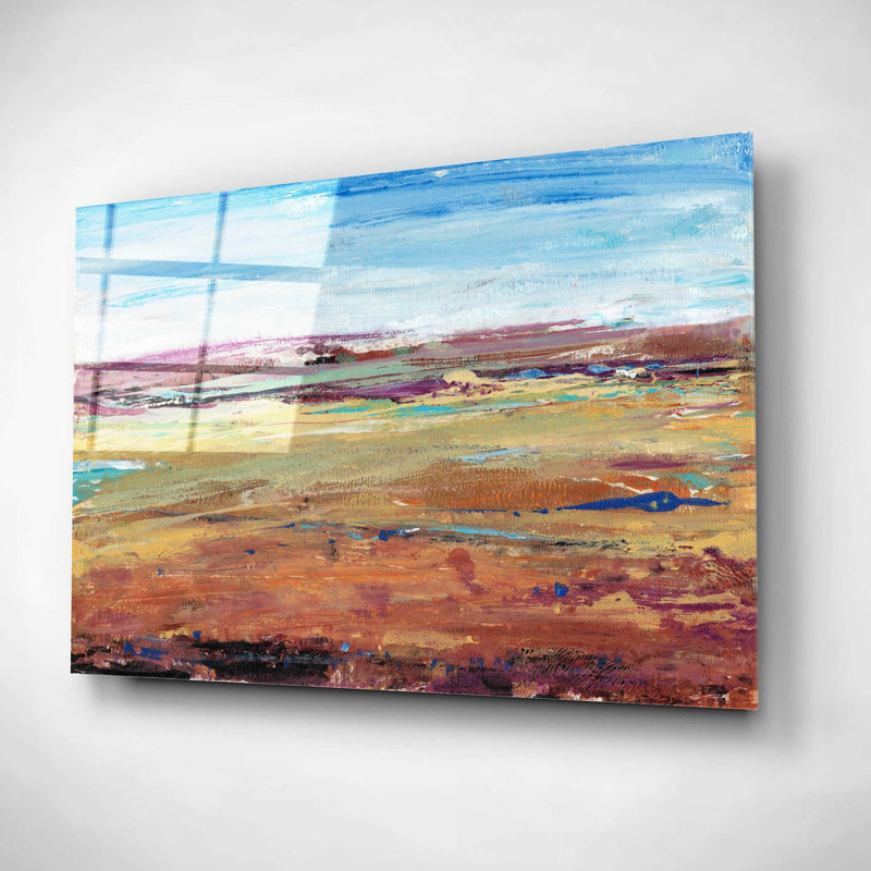 «Terra Vista I» par Tim O'Toole, art mural en verre acrylique, H 12 po x l 16 po