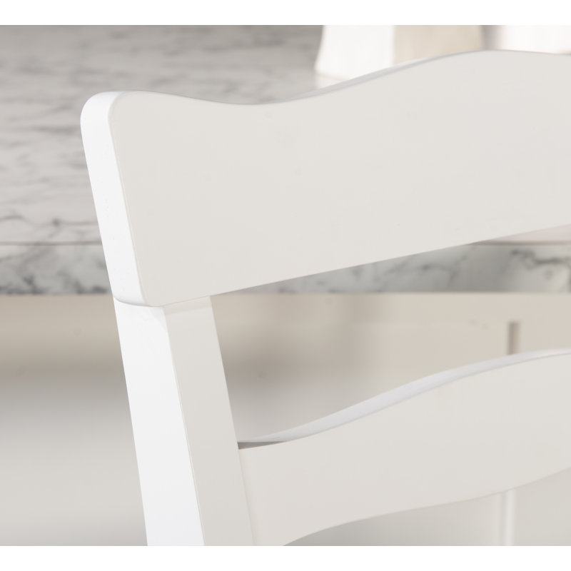 Tabouret de comptoir bar & Haley, Tabouret de comptoir (assise de 24 po de hauteur), Blanc