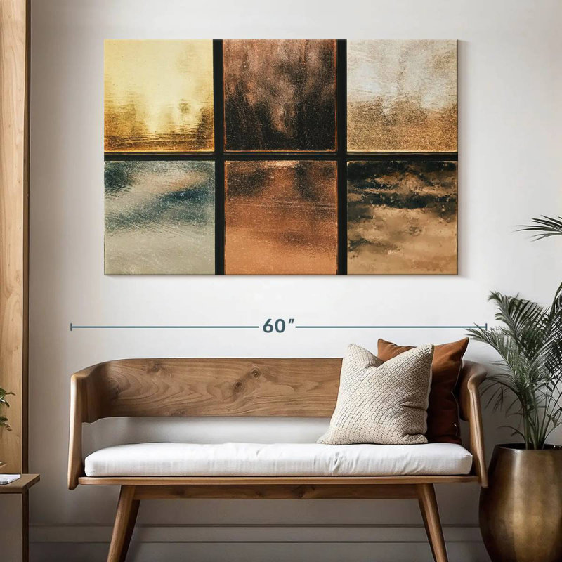 Avery Abstract Metallics, 34" H x 51" W
