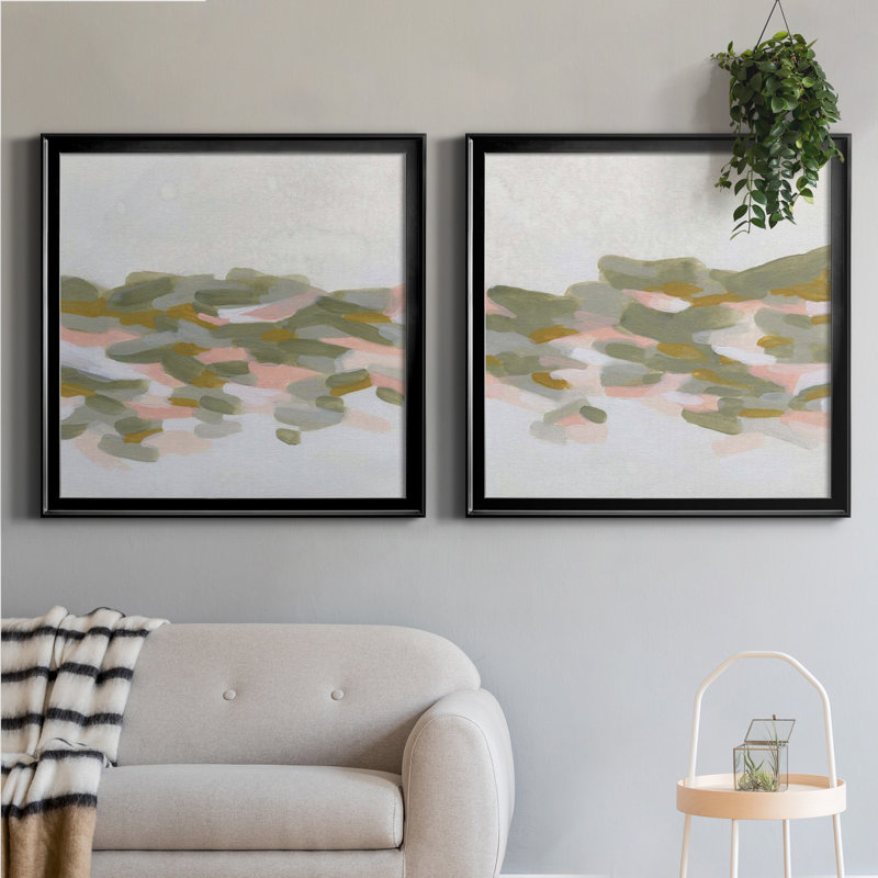 Hillside Impressions I - Hillside Impressions I - ensemble de 2 peintures encadrées, H 26,5 po x l 53 po x P 1,5 po