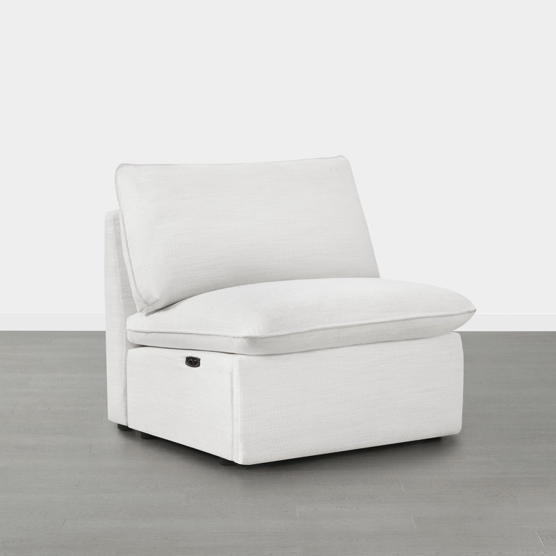 Fauteuil électrique Greylan, Polyester crème