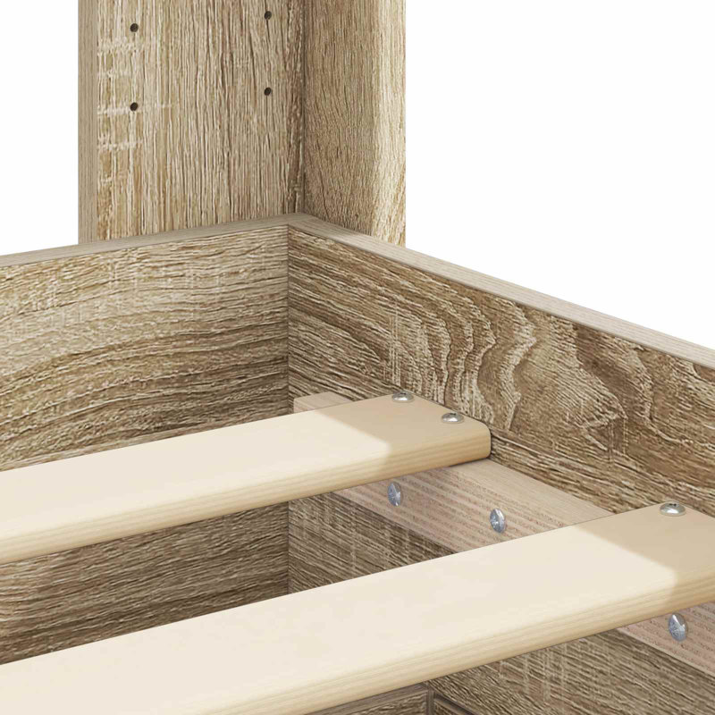 Bed, Sonoma Oak, European Single (90 x 200 cm)