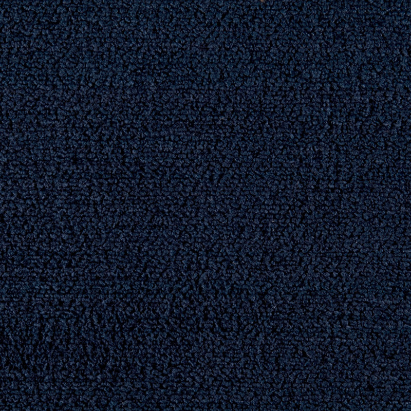 Chaise d'appoint Mid-Century moderne en chenille 1pc, Bleu