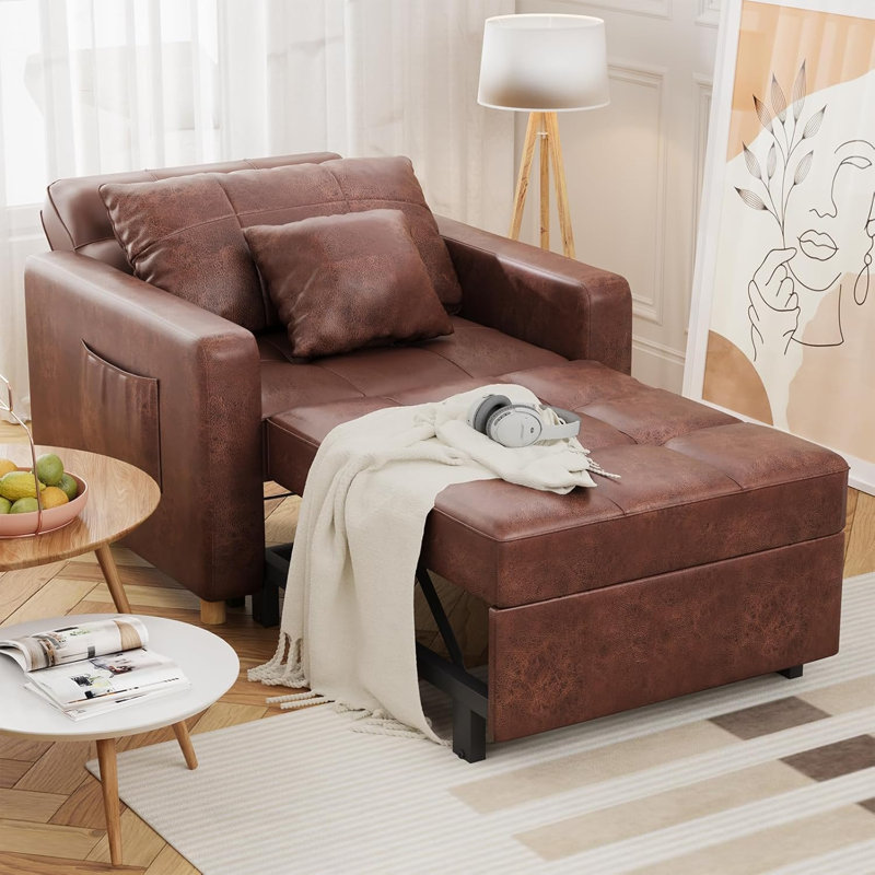 Fauteuil-lit convertible 3-en-1 Heckman de 40 po