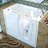 Prairie 45.75'' x 26'' Fiberglass Bathtub with Faucet-17694263-17694262