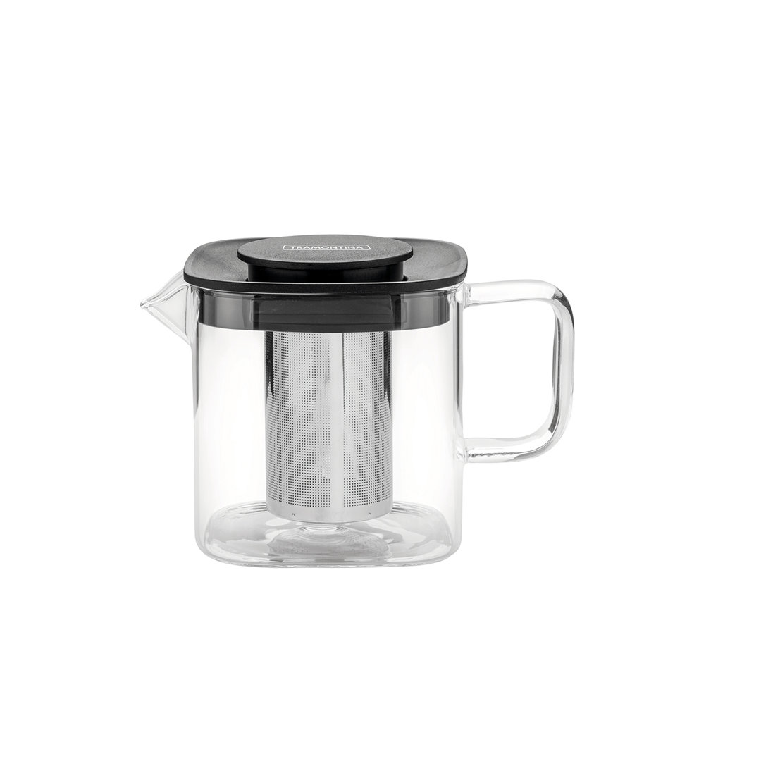 Tramontina Tea And Coffee 0.6ml Glass No Pattern Teapot