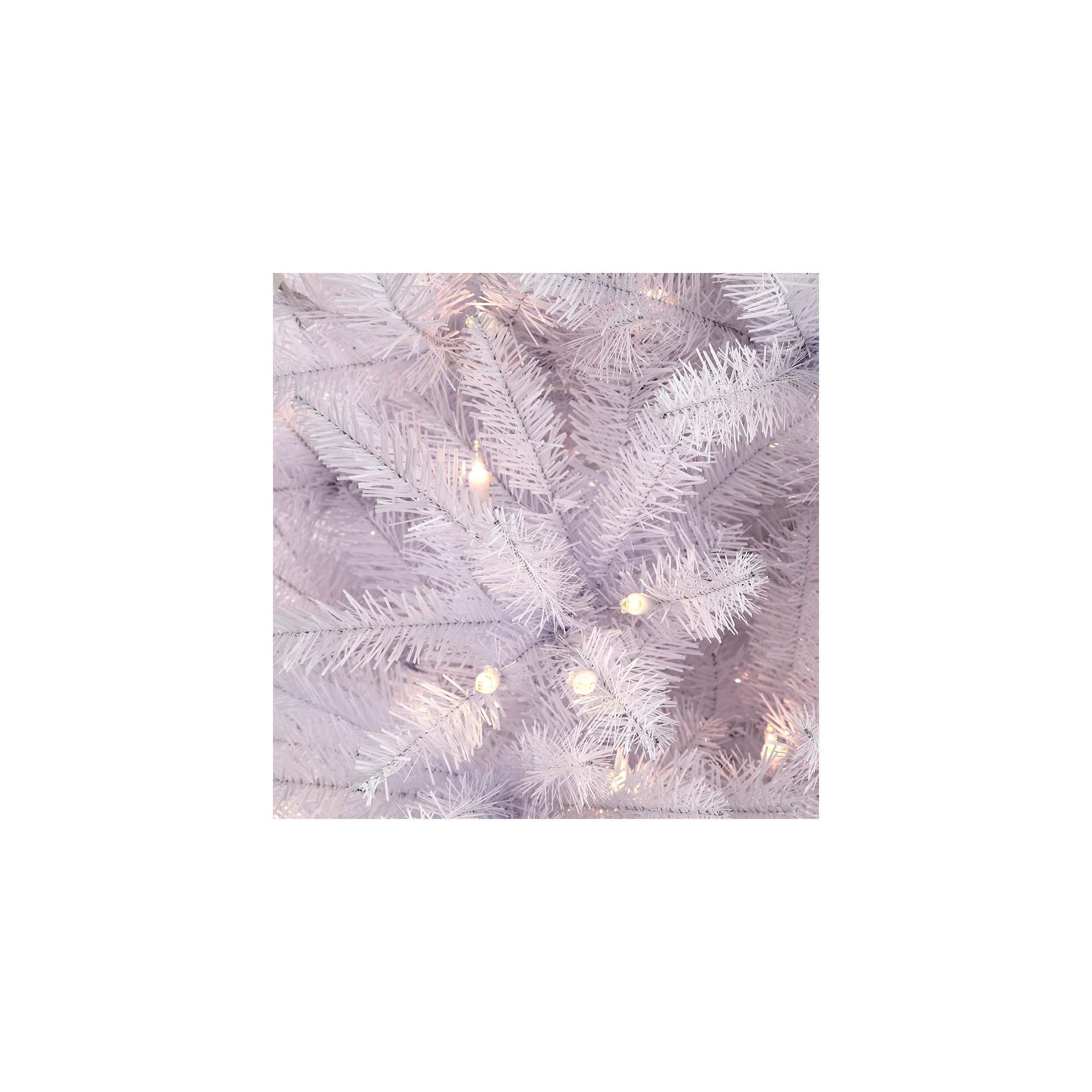 Hattaway Lighted Artificial Fir Christmas Tree, 4.5' H