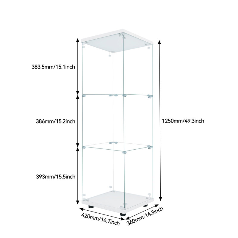 Display Cabinet, White