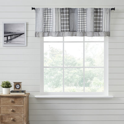 Sawyer Mill Cotton Patchwork Tailored Window Valance