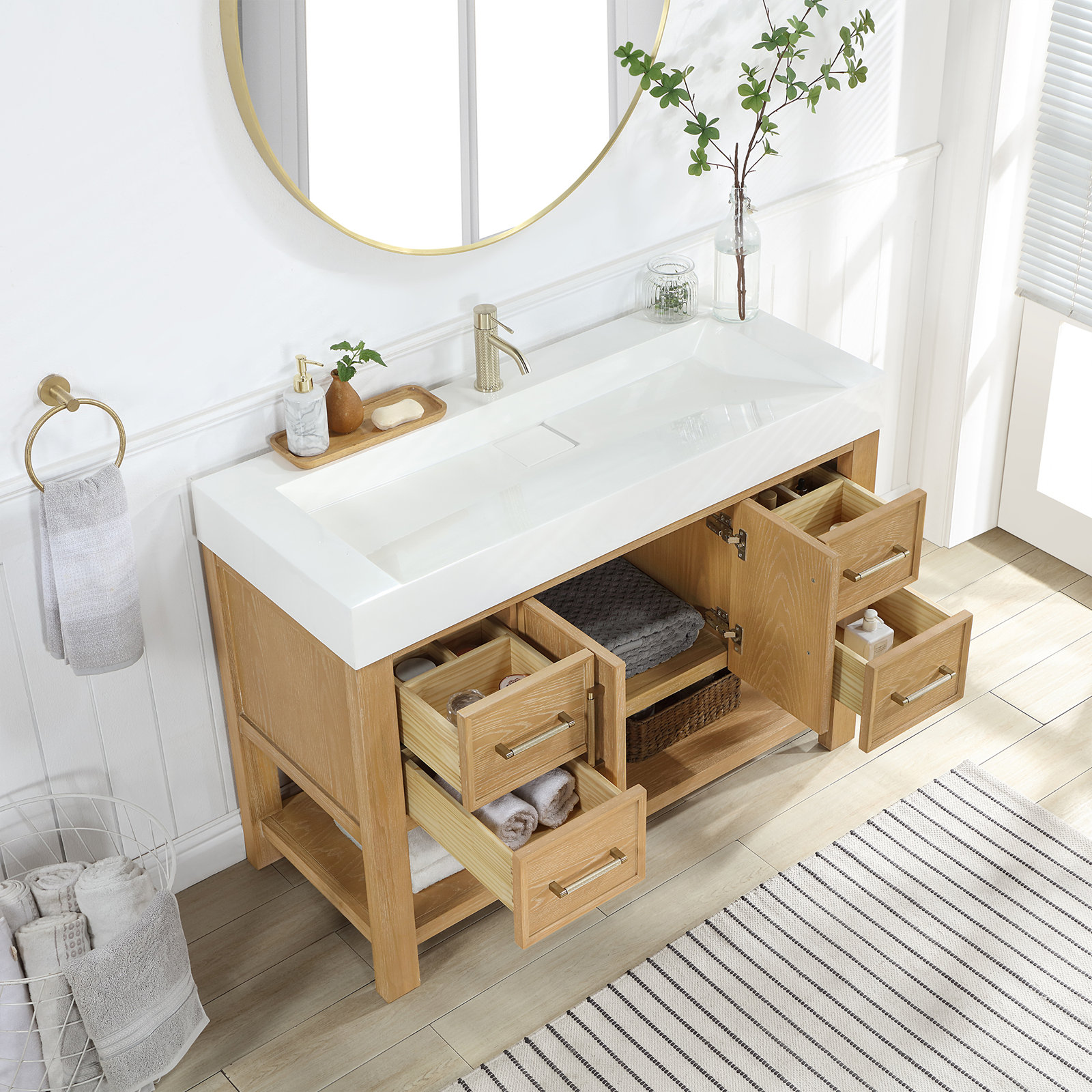 Maho 47.4'' Single Bathroom Vanity
