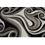 Tapis gris à motifs abstraits Wargo