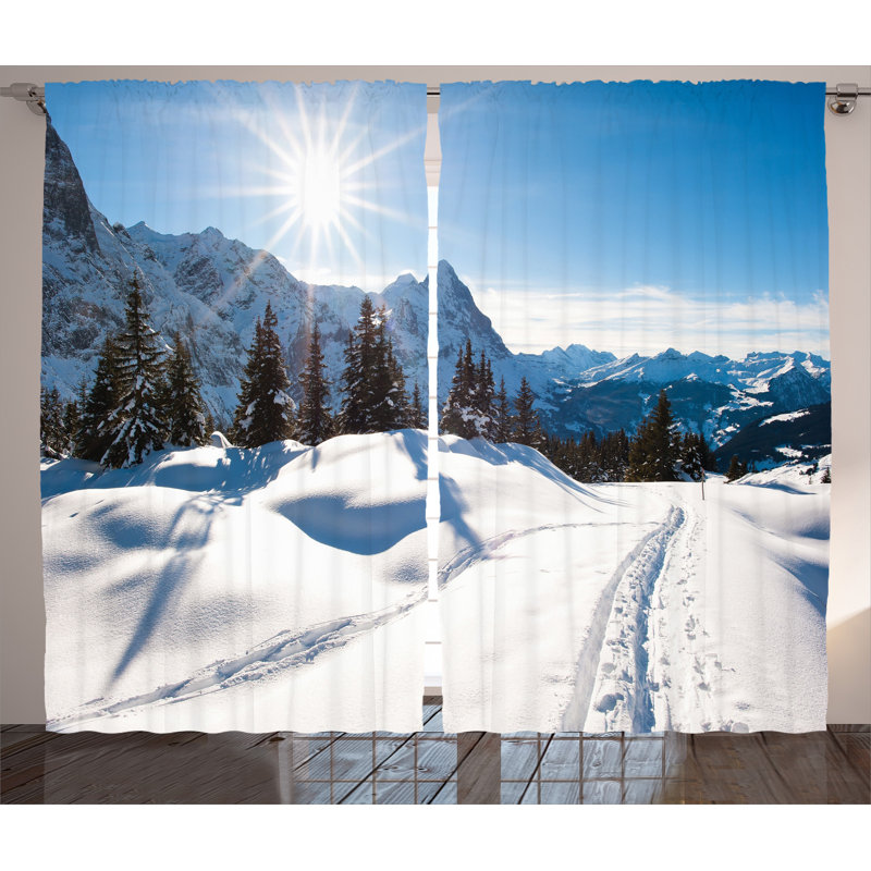 Semi Sheer Curtain Pair, 54" W x 90" L