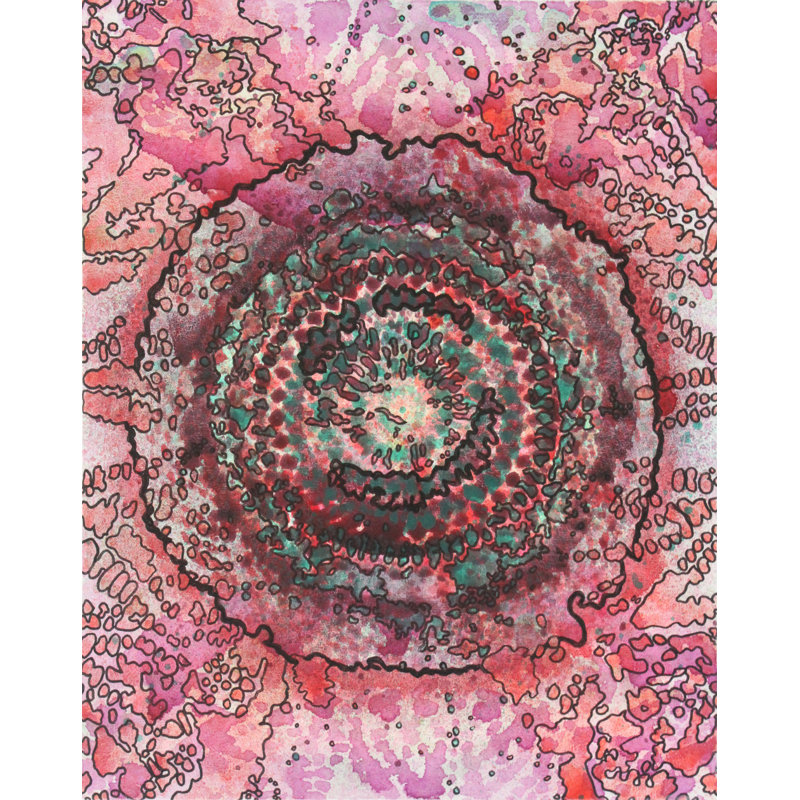 «Stain 19» par Katie Schutte, H 31,25 po x l 25,25 po x P 0,875 po