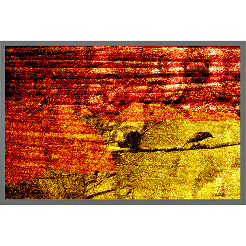 Single Picture Frame Print, 41cm H x 61cm W x 4cm D, Grey