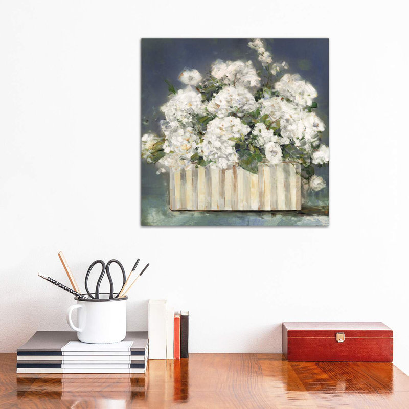Chelsea Hydrangea by Sally Swatland - Wrapped Canvas Print, 45.72 cm H x 45.72 cm W x 1.91 cm D