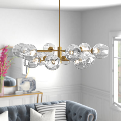Andi 12 - Light Dimmable Bell Chandelier