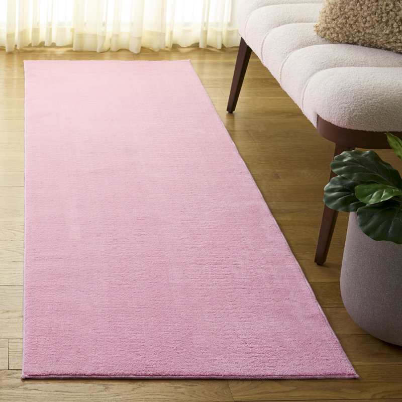 Tapis rose Loft, Tapis de couloir 2 pi 3 po x 8 pi