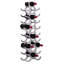 Ridlon Floor Wine Bottle Rack in Silver