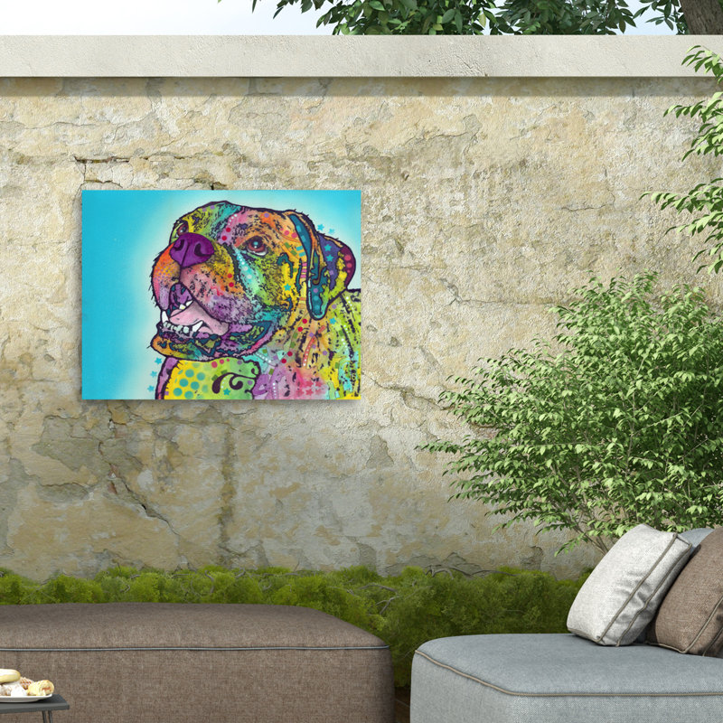 Toile pour l'extérieur Dean Russo, H 14 po x l 19 po x P 1,5 po
