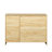 Modern Wood Buffet Sideboard With 2 Doors&1 Storage And 2Drawers -Entryway Serving Storage Cabinet Doors-Dining Room Console, 43.3 Inch, Oak