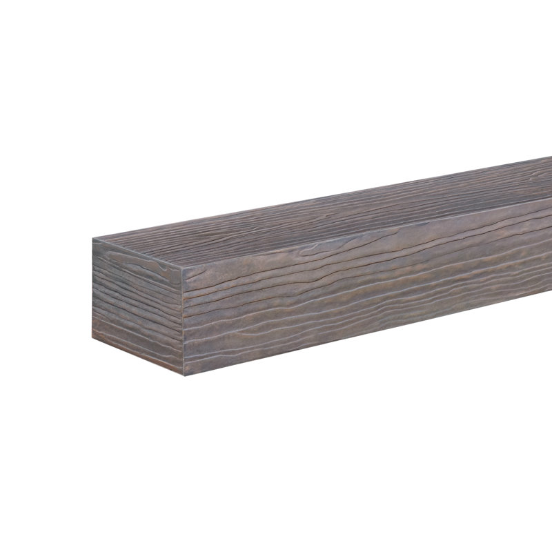 The Zachary Non-Combustible Smooth Fireplace Mantel Shelf ASTM E136, 72", Little River
