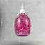 Vibrant Crackle Mosaic Glass Pendant Lighting Shade In Strong Magenta By 