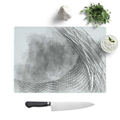 Tempered Glass Architecture Sketch Vol.25 Chopping Board