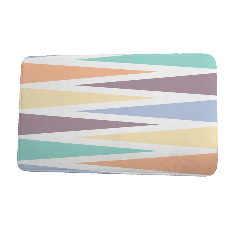 Non-Slip Bath Mat, 17" W x 24" L, Purple
