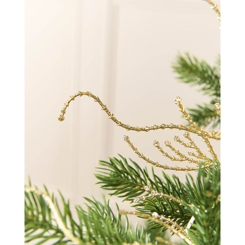Gold Glitter Twig Pick, 33cm
