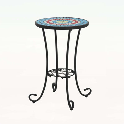 Zaire Ceramic Top Side Table