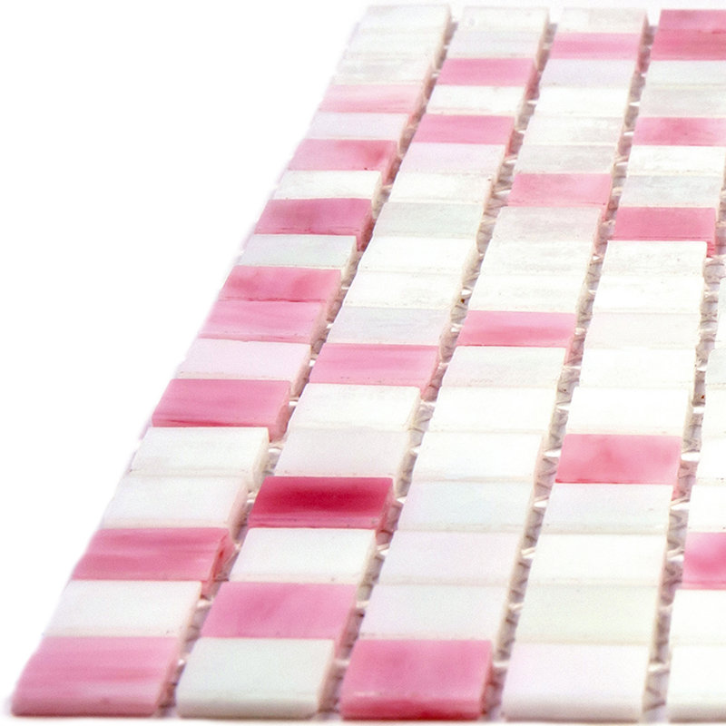 Mingles 0.6" x 0.6" Glass Mosaic Grid Wall & Floor Tile