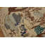 Petit tapis crocheté antique