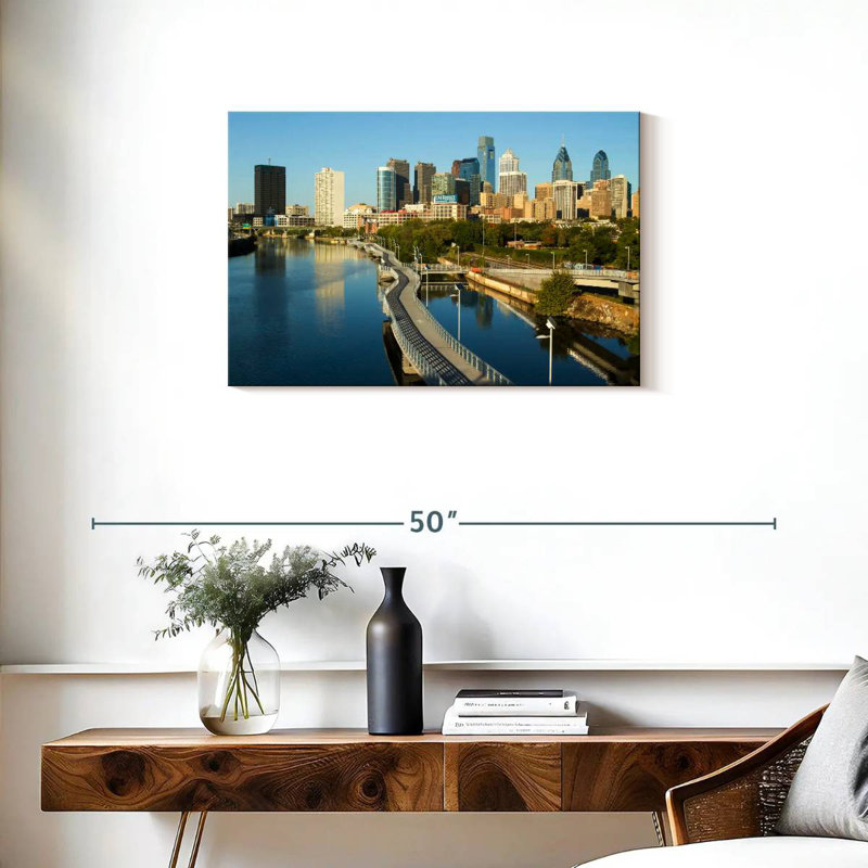 Ravi Schuylkill River Philadelphia, H 20 po x l 30 po